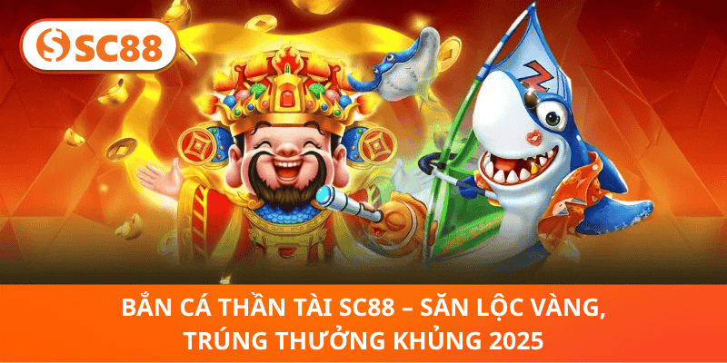 Bắn Cá Thần Tài SC88 – Săn Vàng May Mắn, Thưởng Khủng 2025