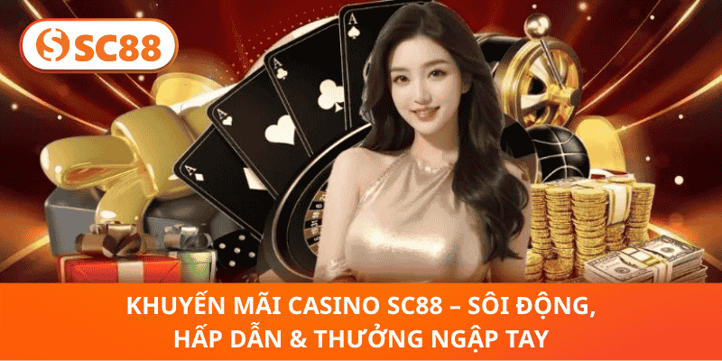 Khuyến Mãi Casino SC88 – Sôi Động, Hấp Dẫn & Thưởng Ngập Tay