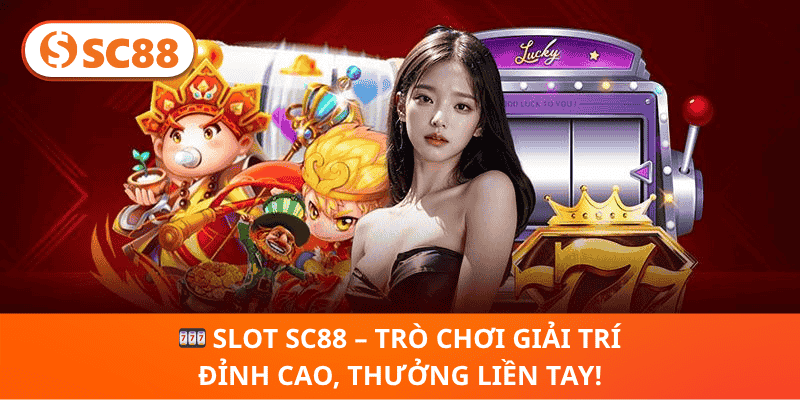 🎰 Slot SC88 – Trò Chơi Giải Trí Đỉnh Cao, Thưởng Liền Tay!